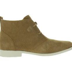 Perforated Leather Ankle Boots