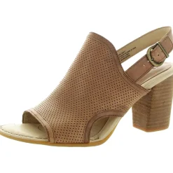 Perforated Leather Heels