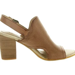 Perforated Leather Heels