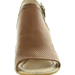 Perforated Leather Heels