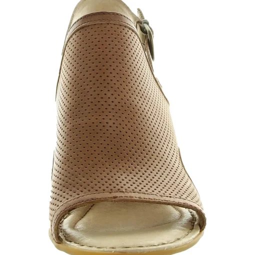 Perforated Leather Heels