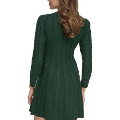 Petites Cable Knit Mini Sweaterdress