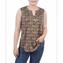 Petites Pleated Blouse