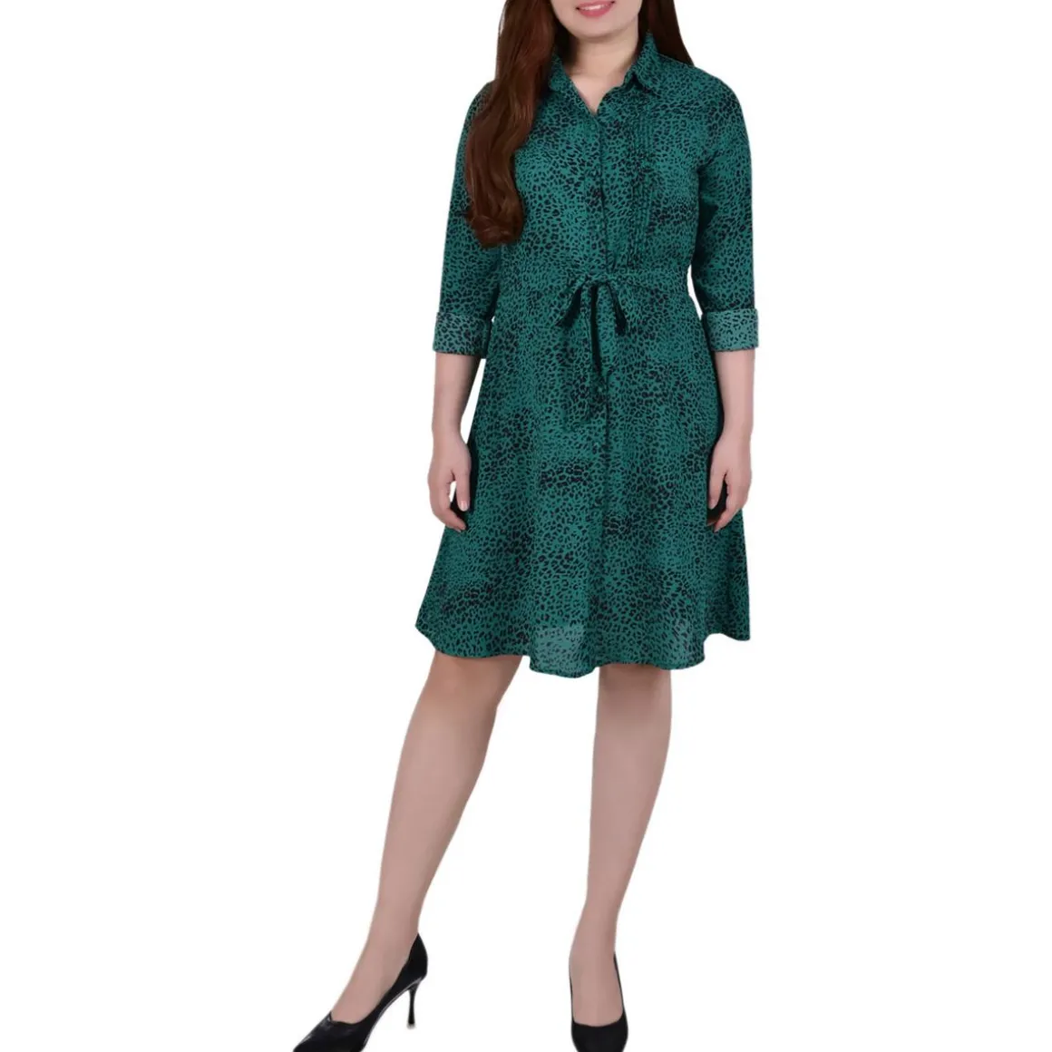 Petites Short Shirtdress