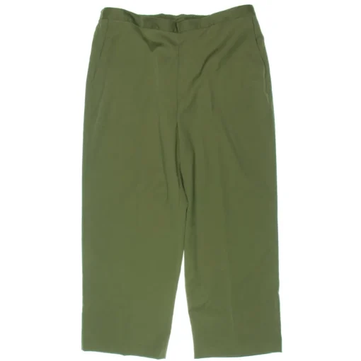 Petites Twill Comfort Waist Straight Leg Pants