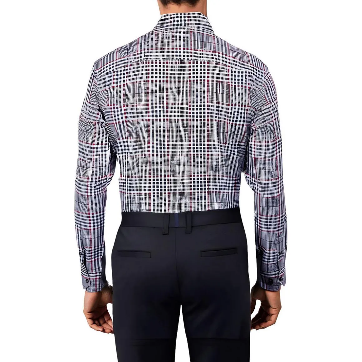 Plaid Button-Down Shirt