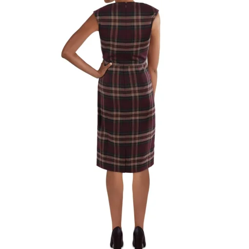 Plaid Sheath Dress