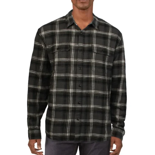 Plaid Cotton Button-Down Shirt