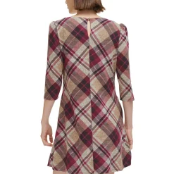 Plaid Work day wear Mini Dress