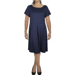 Pleated Shirtdress