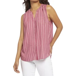 Pleated Button Down Blouse
