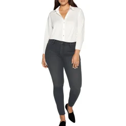 Plus Ami Stretch Denim Skinny Jeans