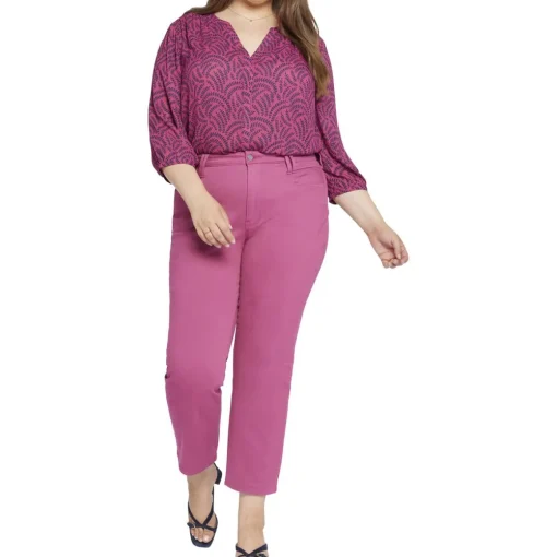 Plus Bailey Stretch Denim Straight Leg Jeans
