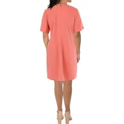 Plus Keyhole Short Shift Dress