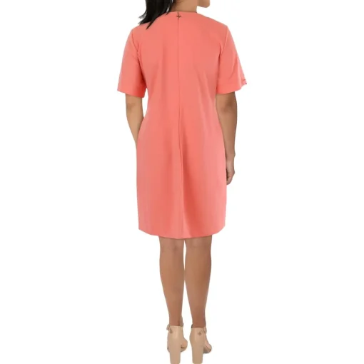 Plus Keyhole Short Shift Dress