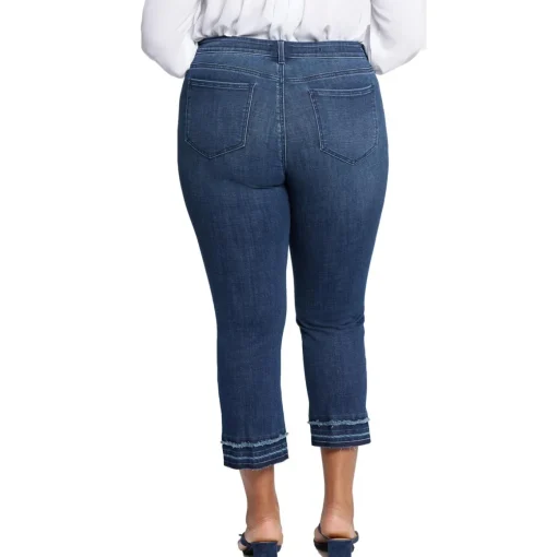 Plus Marilyn Denim Cotton Straight Leg Jeans
