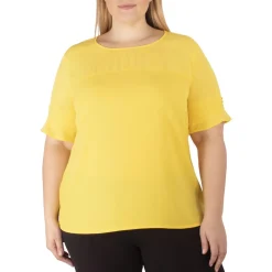 Plus Solid Blouse