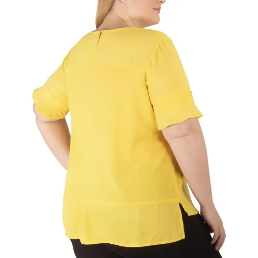 Plus Solid Blouse