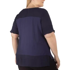 Plus Solid Blouse