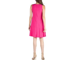 Plus Solid Shift Dress