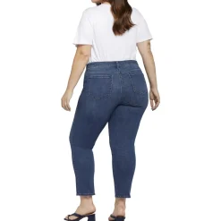 Plus Stella Tapered Medium Wash Ankle Jeans