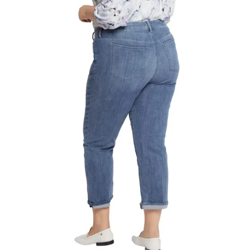 Plus Stretch Denim Straight Leg Jeans