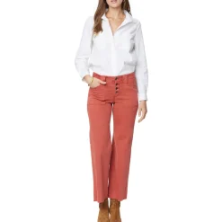 Plus Teresa Ankle Stretch Wide Leg Jeans