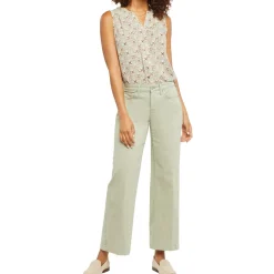 Plus Teresa Ankle Stretch Wide Leg Jeans