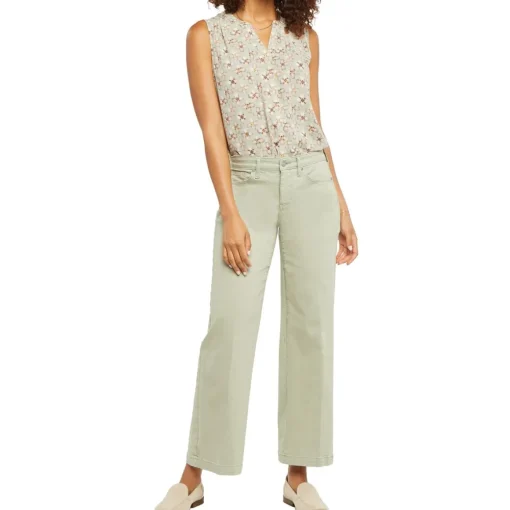 Plus Teresa Ankle Stretch Wide Leg Jeans