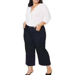 Plus Teresa High Rise Ankle Wide Leg Jeans
