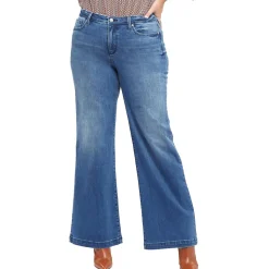 Plus Teresa High Rise Denim Wide Leg Jeans