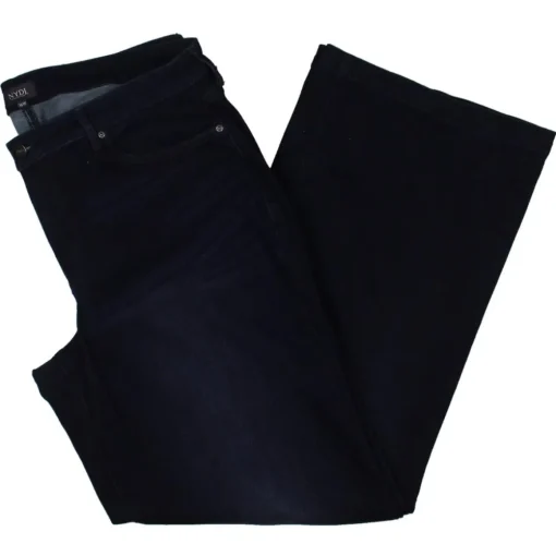 Plus Teresa High Rise Denim Wide Leg Jeans