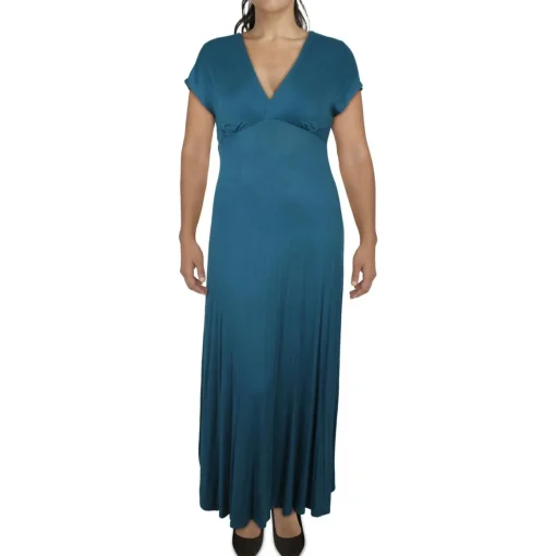 Poncho Sleeve Long Maxi Dress