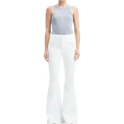 Portia Stretch Denim Flared Jeans