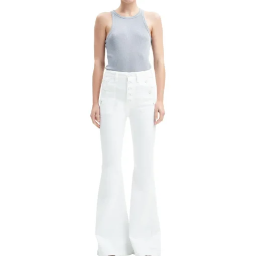 Portia Stretch Denim Flared Jeans