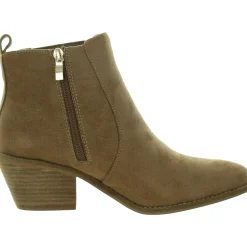 Potion Cushioned Footbed Faux Suede Ankle Boots