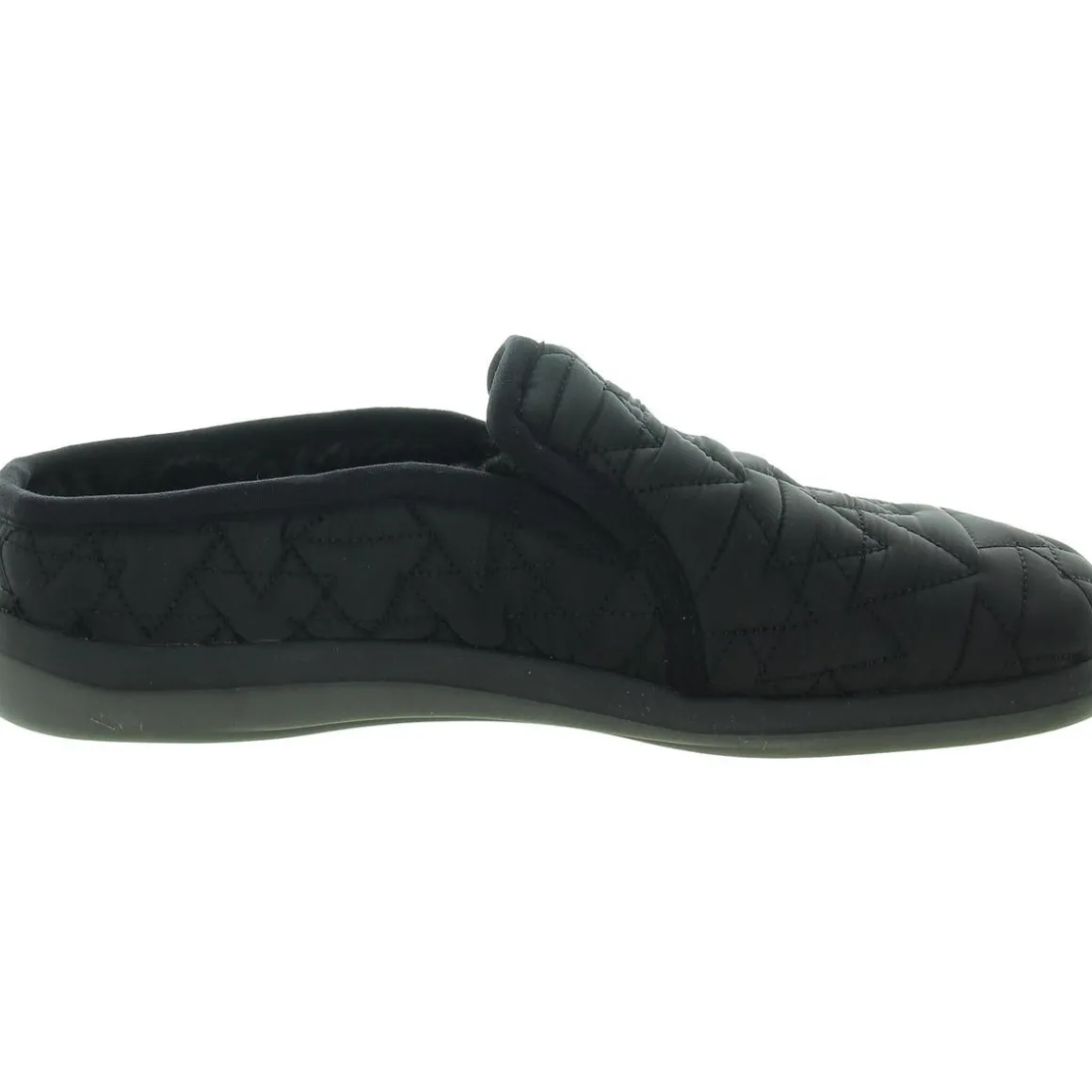 Preston Faux Fur Lined Quilted Slide Slippers