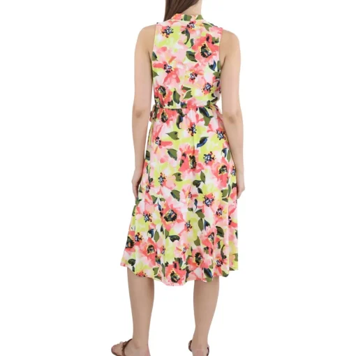Printed Midi Dress