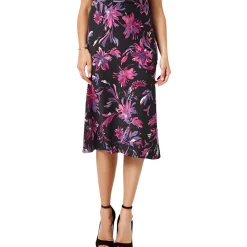 Printed Midi Skirt