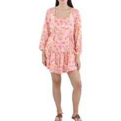 Printed Mini Dress