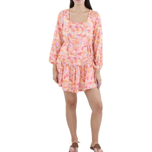 Printed Mini Dress