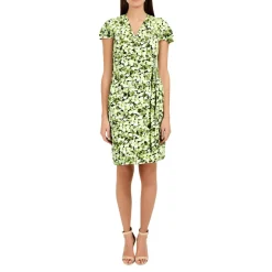 Printed Wrap Dress
