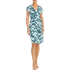Printed Wrap Dress