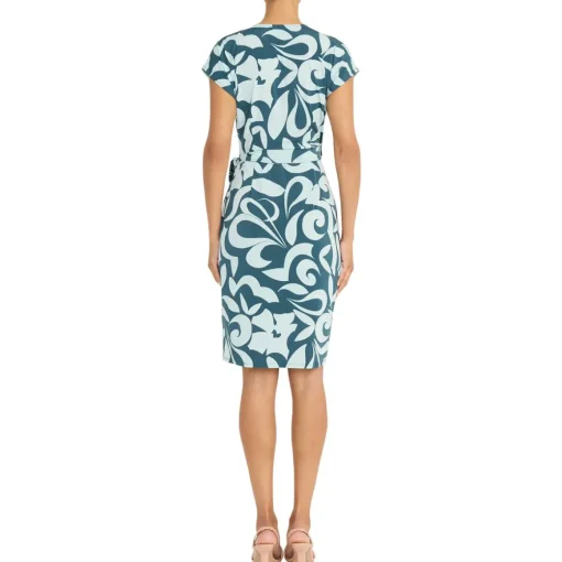 Printed Wrap Dress