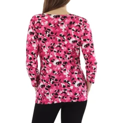 Printed Wrap Top
