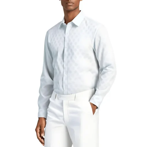 Printed Cotton Button-Down Shirt