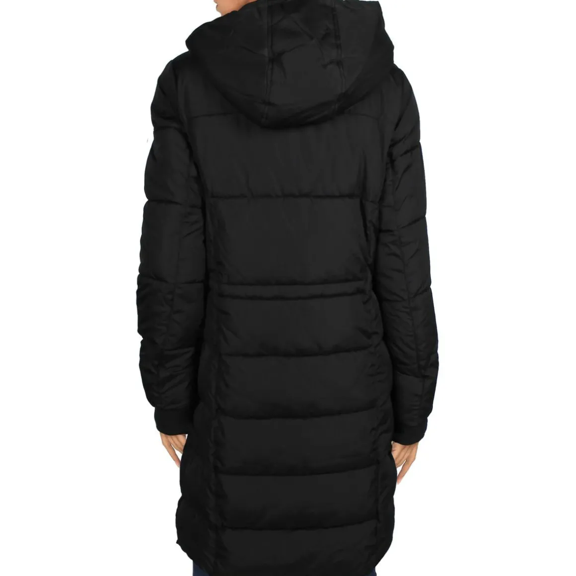 Quilted Faux Fur Lined Long Winter Puffer Coat