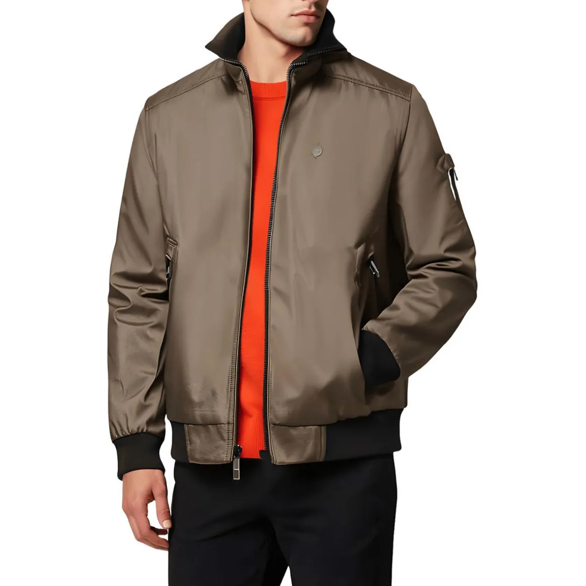 Quilted Lightweight Bomber Jacket