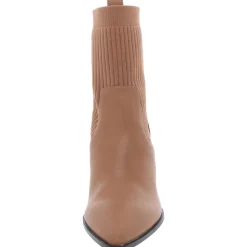 Rafael Faux Leather Pointed Toe Ankle Boots