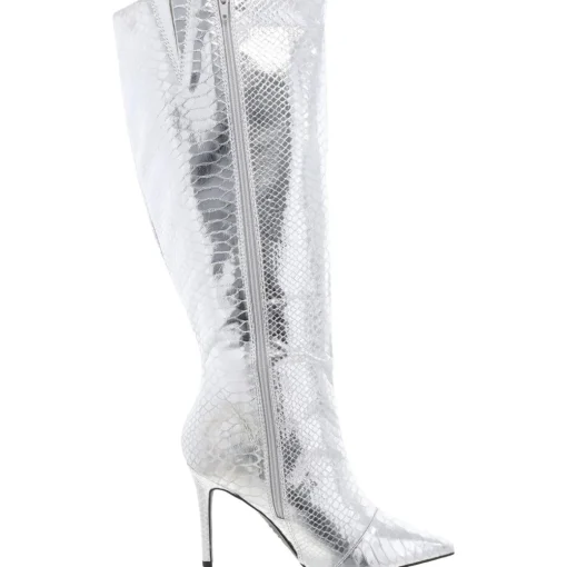Rajelxwc Faux Suede Wide Calf Knee-High Boots